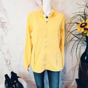 LL Bean Fleece Yellow Women's Jacket